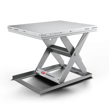 lifting table in hygienic design
