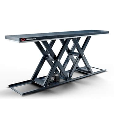 translyft Double horisontal scissor lift table