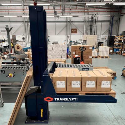Translyft lift for palletising 