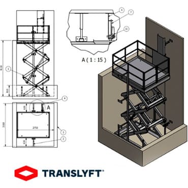 Translyft mezzanine lift 