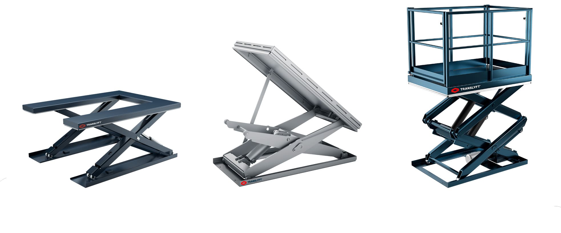 Different types of Translyft lifting tables