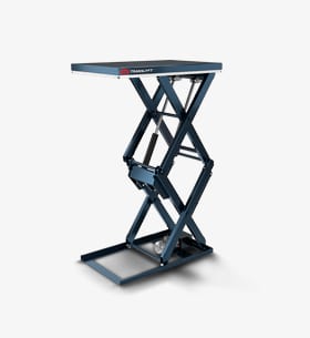 double vertical lifting table