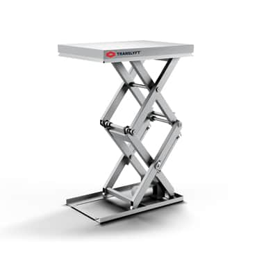translyft Stainless steel lifting table