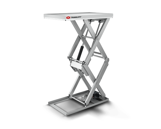 A double scissor lifting table from translyft