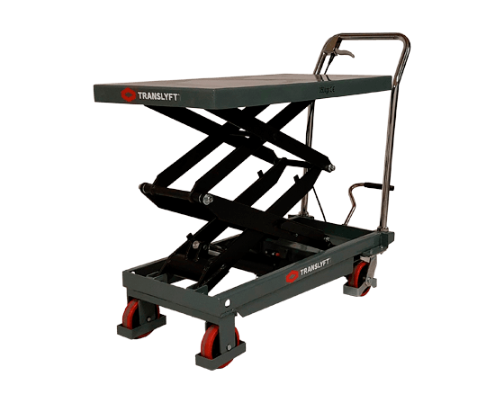 Translyft lifting trolley with double scissors