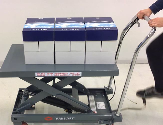 How to use a lifting trolley Translyft