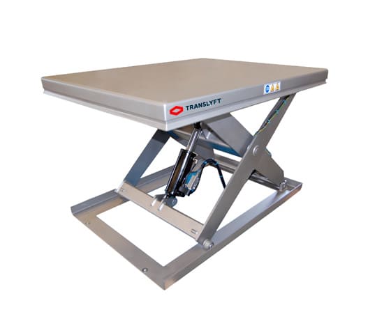TRANSLYFT stainless steel lifting table