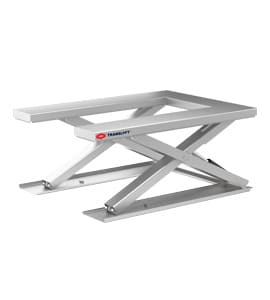 Translyft low profile lifting table in stainless steel 