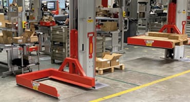 TSL pallet lifter at DEHN in Germany