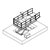 loading bay lift at Discount Supermarked drawing